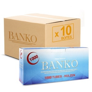 Carton 10 boites de 1000 tubes Banko